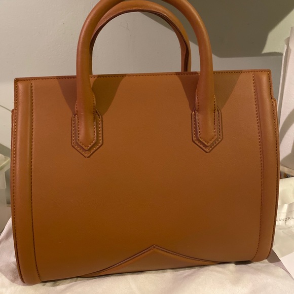 Alexandra Clancy Cognac Sullivan Tote Bag - Picture 10 of 11